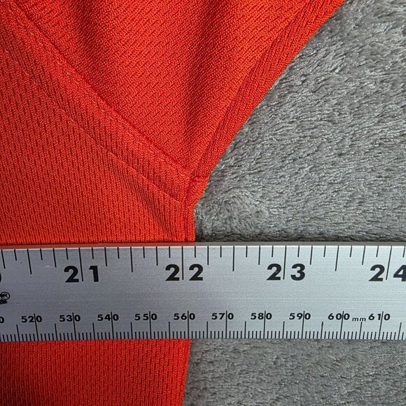 Mens OSU Oklahoma State Orange Polo Shirt Short Sleeve 100% Polyester Size L - Picture 5 of 7